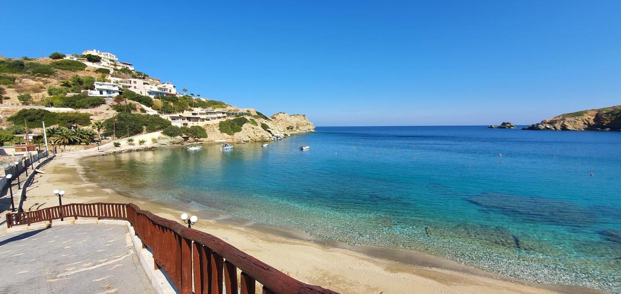 Spacious Villa With Private Eco-Pool And Panoramic Sea View Agia Pelagia Екстериор снимка