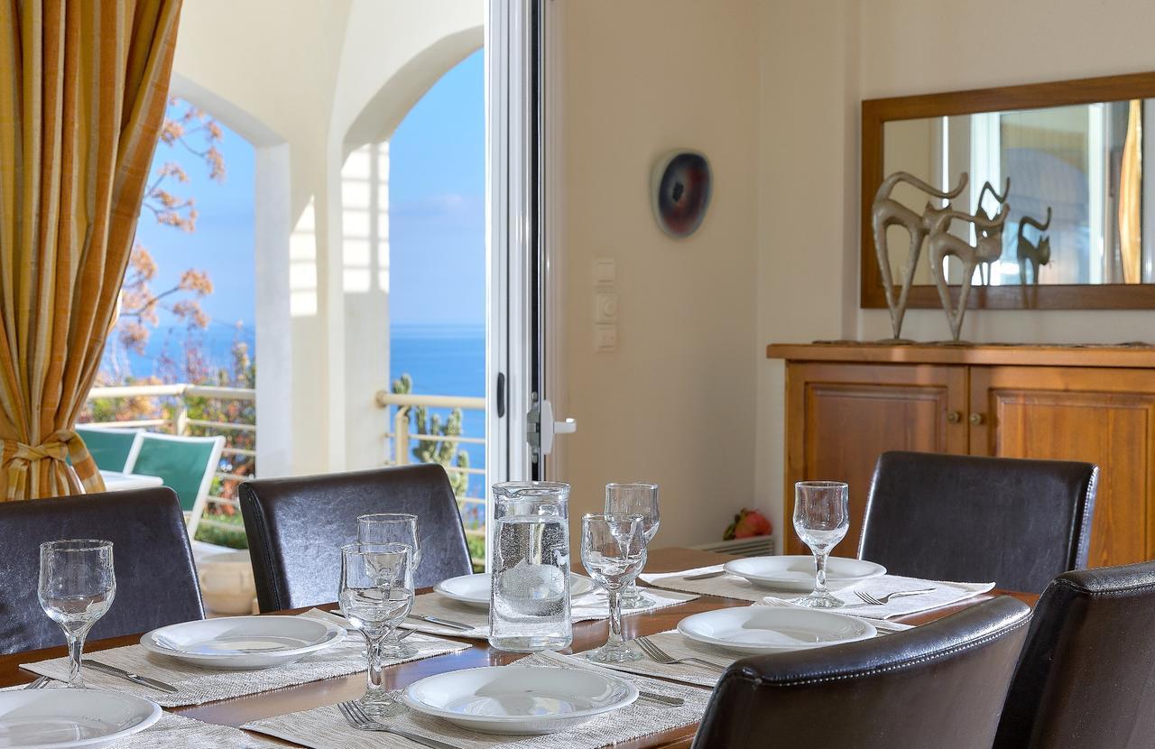 Spacious Villa With Private Eco-Pool And Panoramic Sea View Agia Pelagia Екстериор снимка