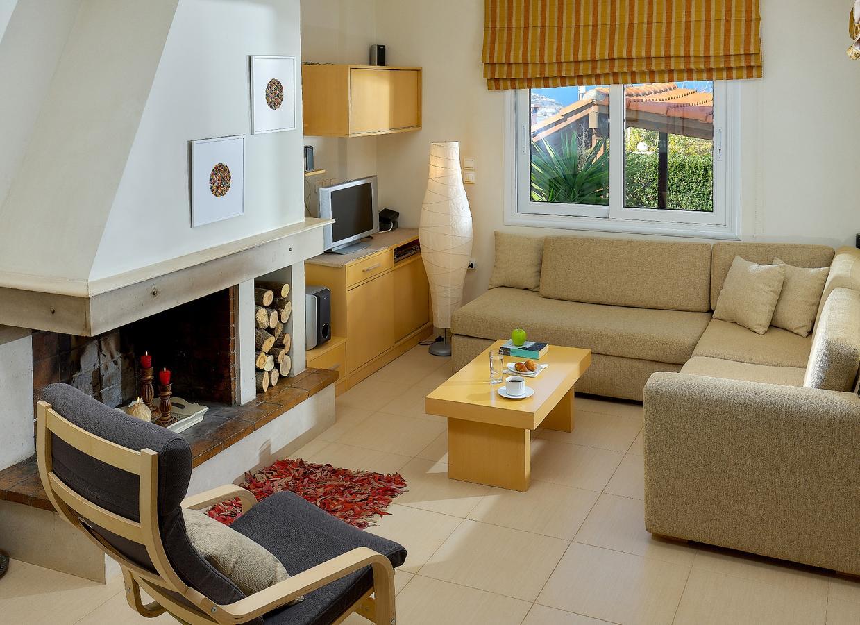 Spacious Villa With Private Eco-Pool And Panoramic Sea View Agia Pelagia Екстериор снимка